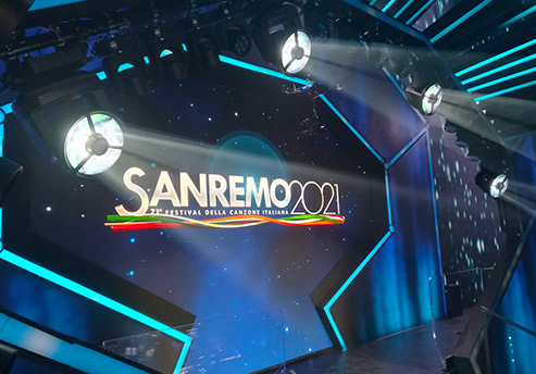 G-7 BeaSt star of the show on the prestigious 2021 Sanremo Festival stage